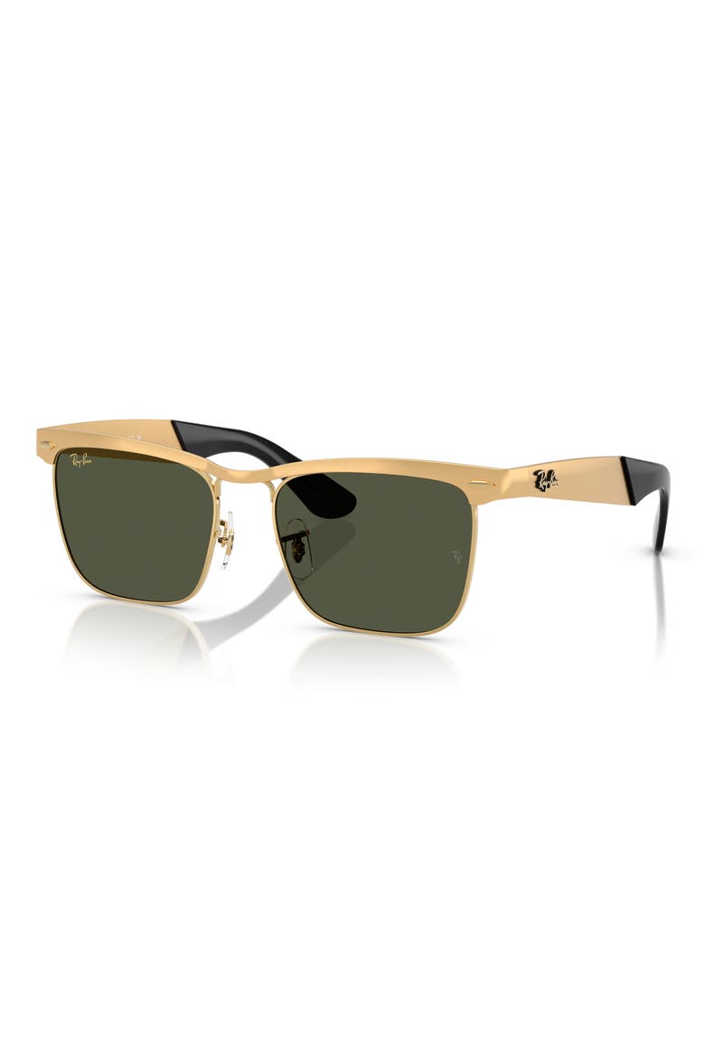 Wayfarer Deluxe 56mm Sunglasses, Alternate, color, GREEN