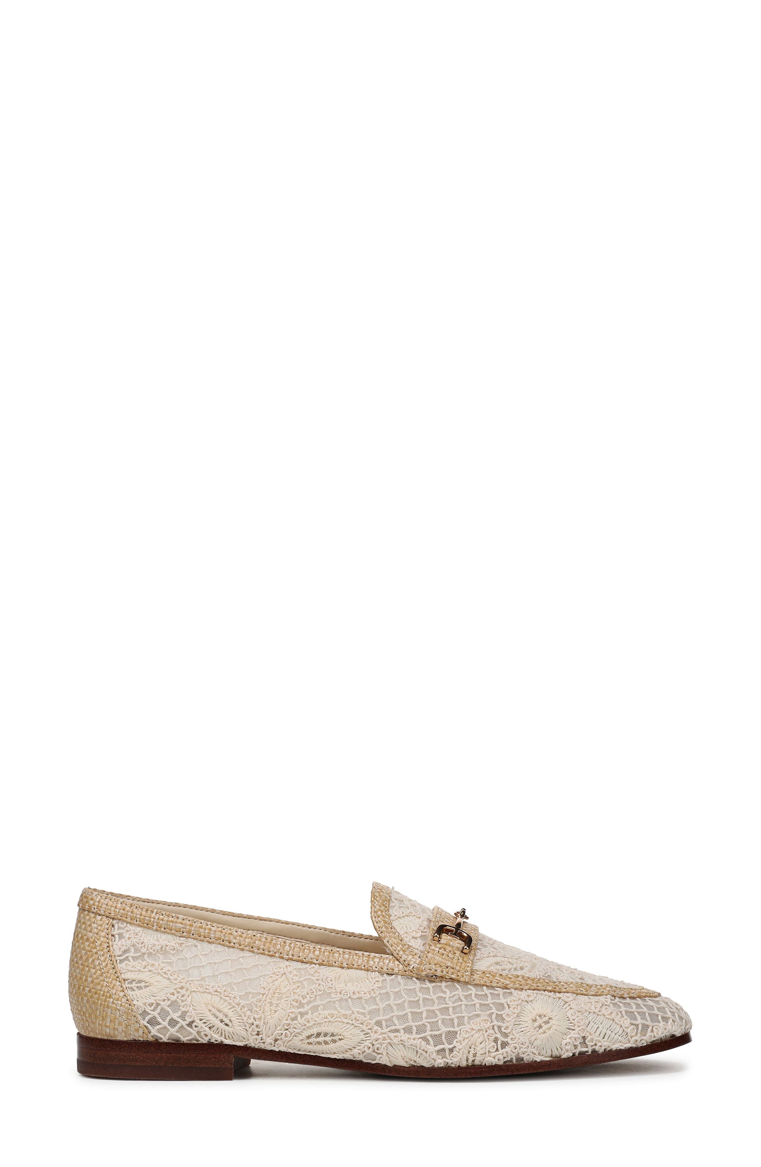 Sam Edelman Loraine Mesh Flat, Alternate, color, Warm Ivory