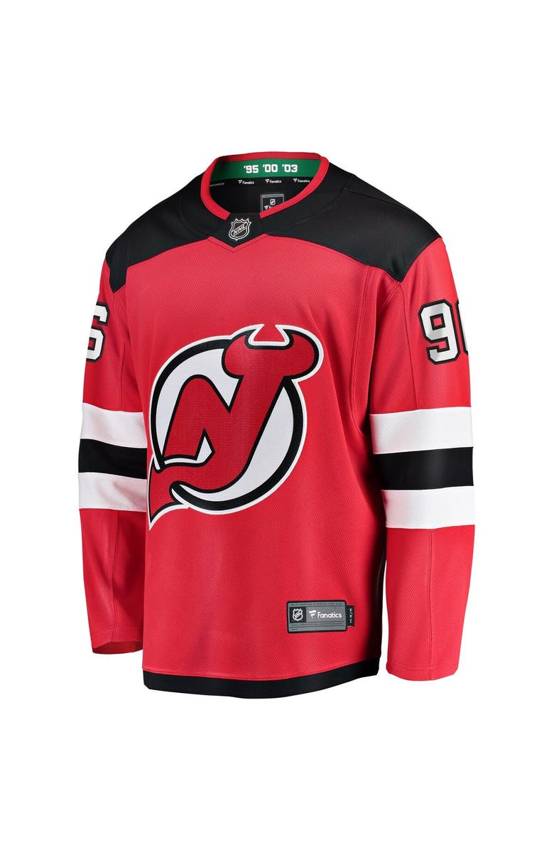 FANATICS Men's Fanatics Branded Timo Meier Red New Jersey Devils Home Breakaway Jersey, Alternate, color, 