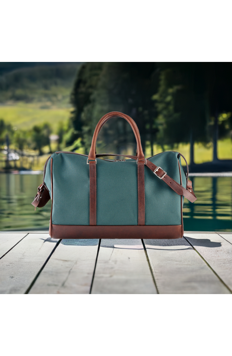 Prince of Scots Wanderlust Weekender Bag, Alternate, color, Classic Green