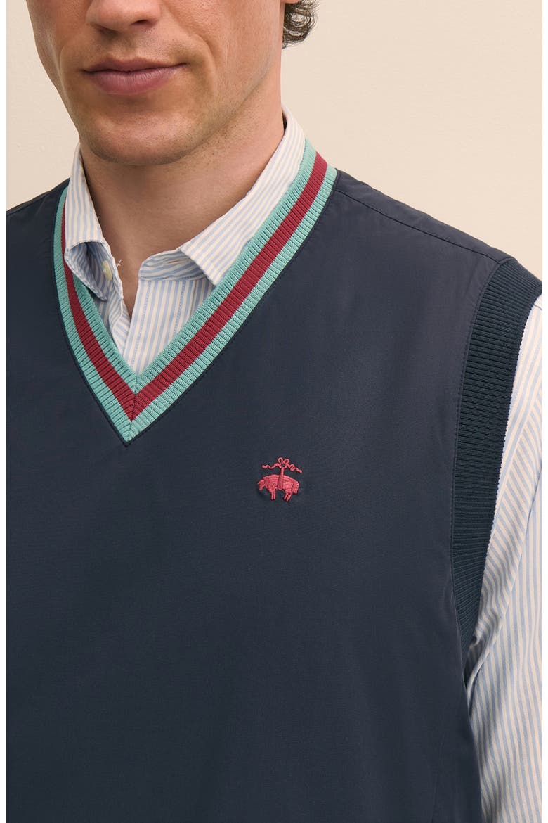 Performance Stretch Vest, Alternate, color, NAVY BLAZER