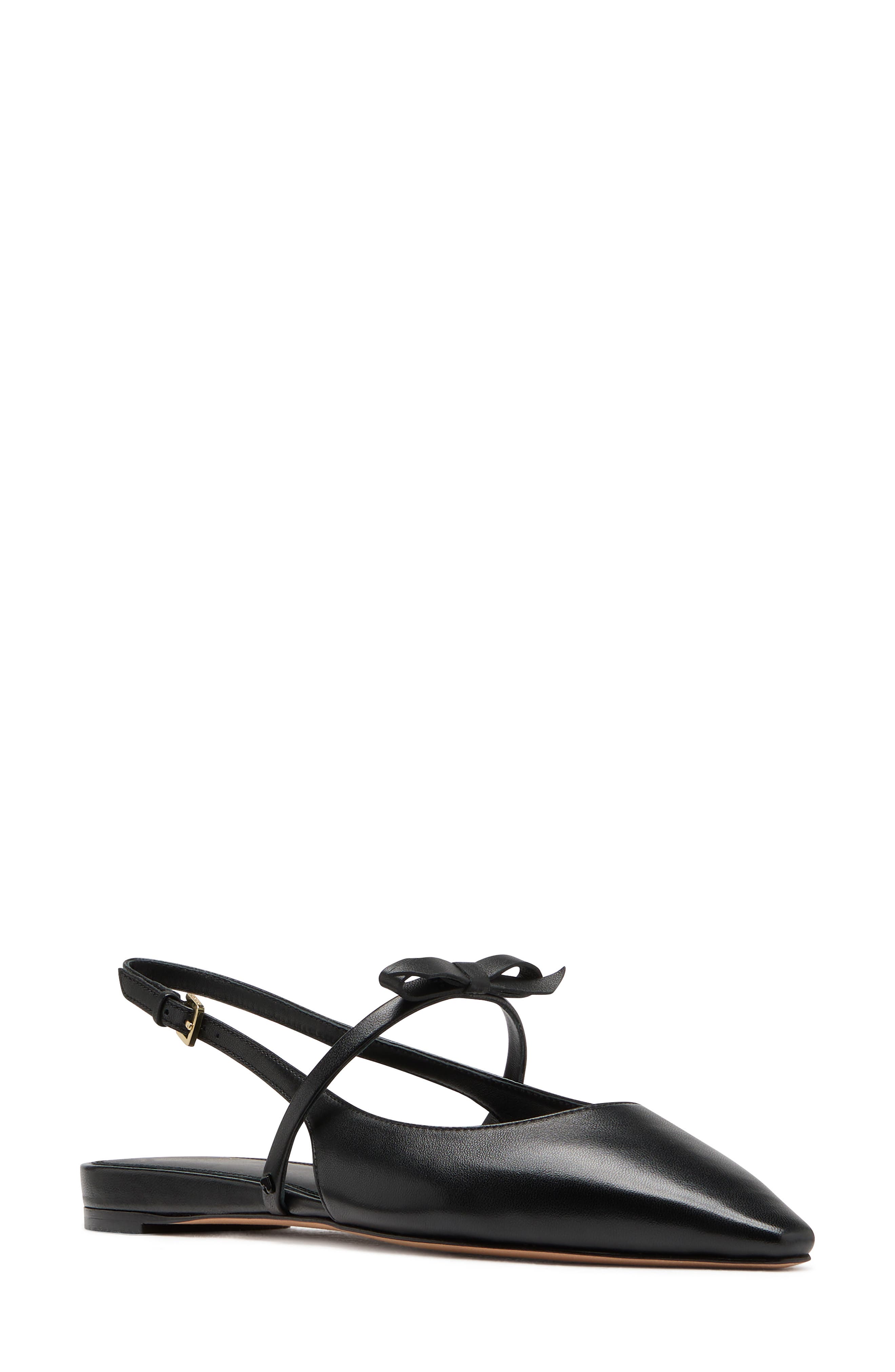 Kate Spade New York carolina slingback pointed toe mary jane flat, Main, color, 