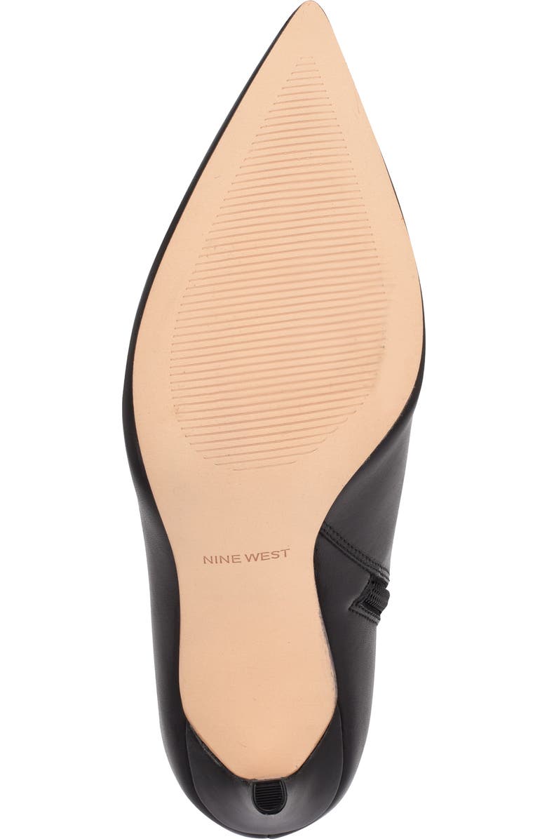 Nine West Farrah Leather Stiletto Bootie, Alternate, color,