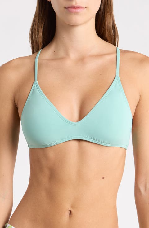 Beach Classics Strappy Athletic Triangle Bikini Top