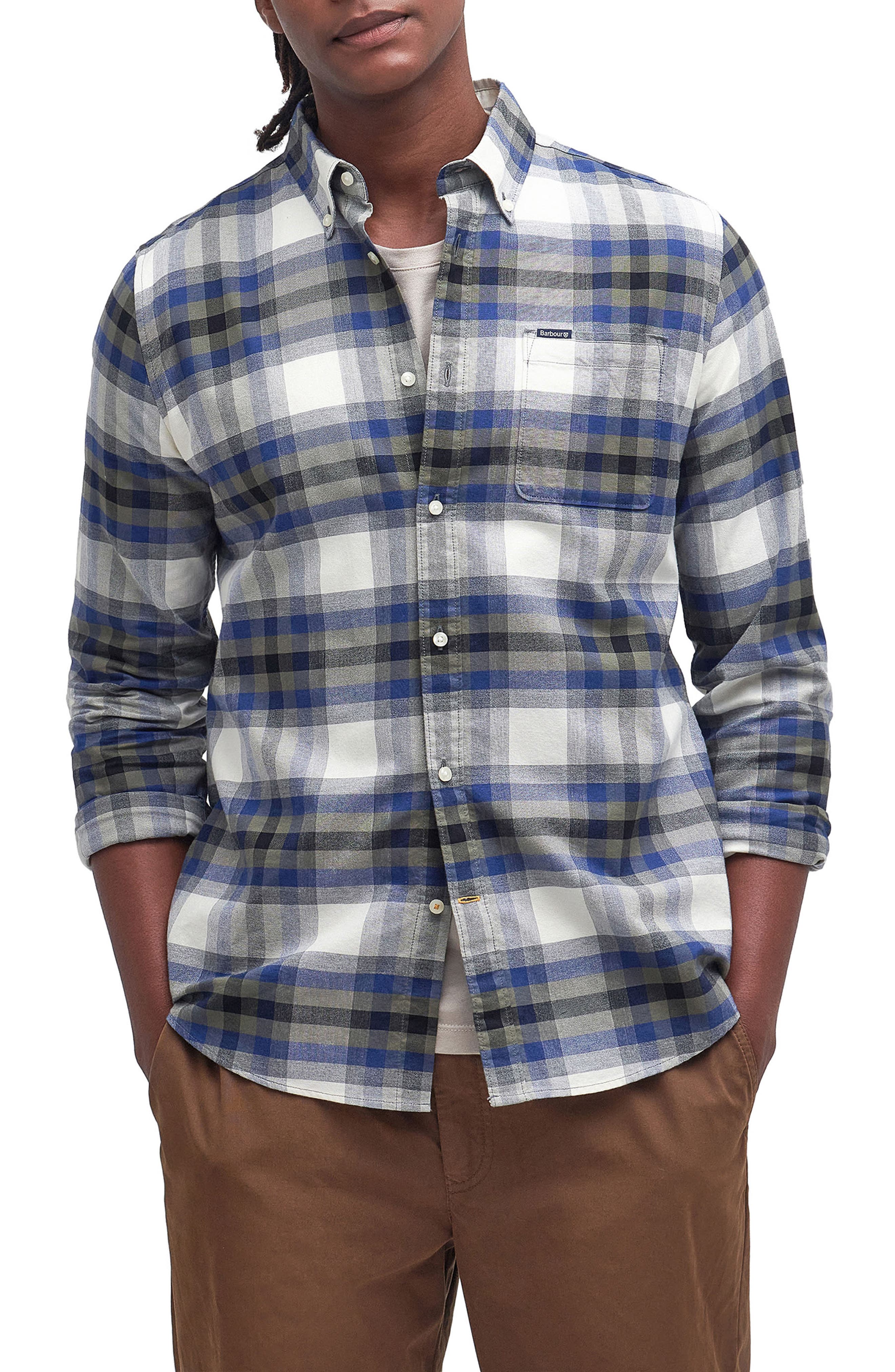 Bownmont Plaid Button-Down Shirt
