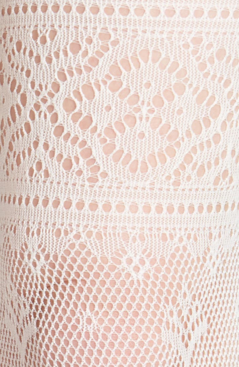 Kensie Lace Stripe Tights, Alternate, color,