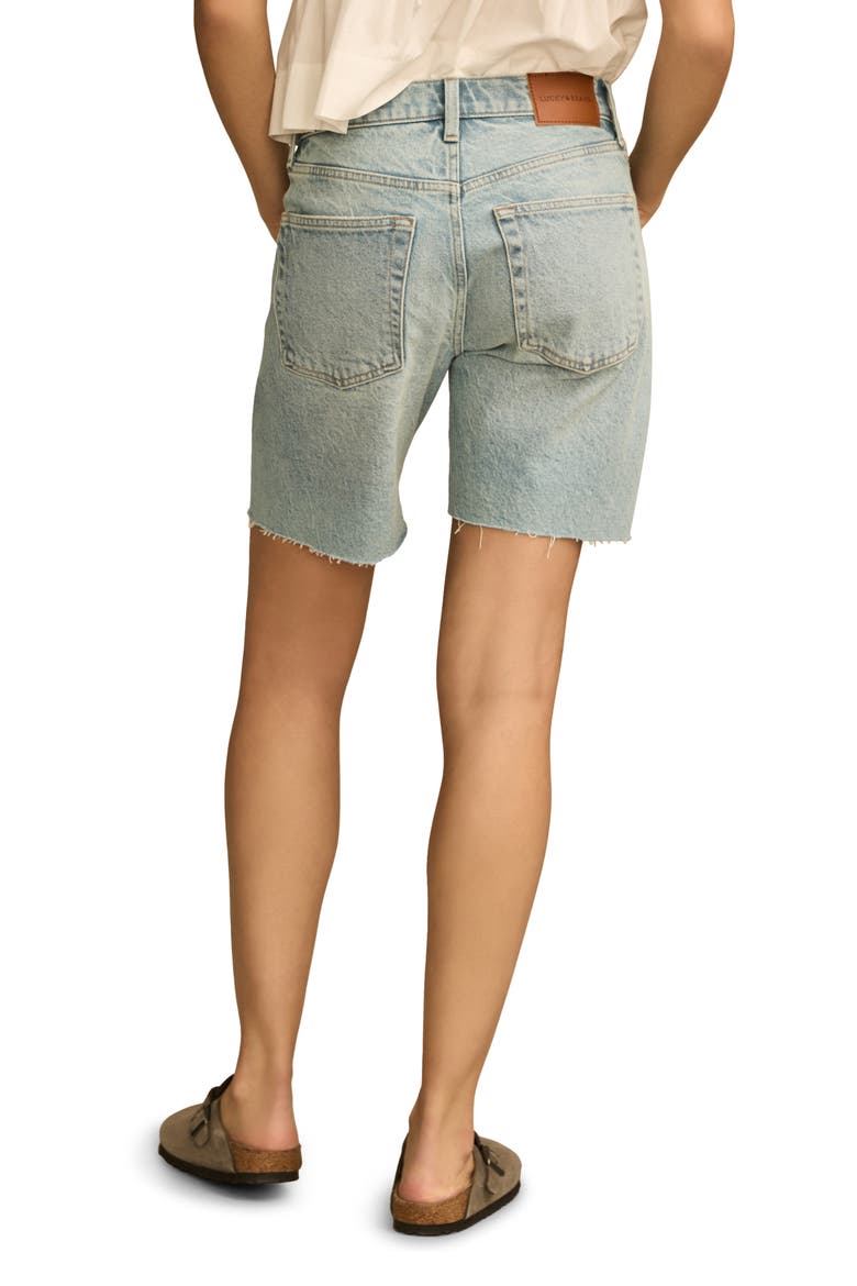 '90s Loose Cutoff Denim Shorts, Alternate, color, HALO EFFECT WASH