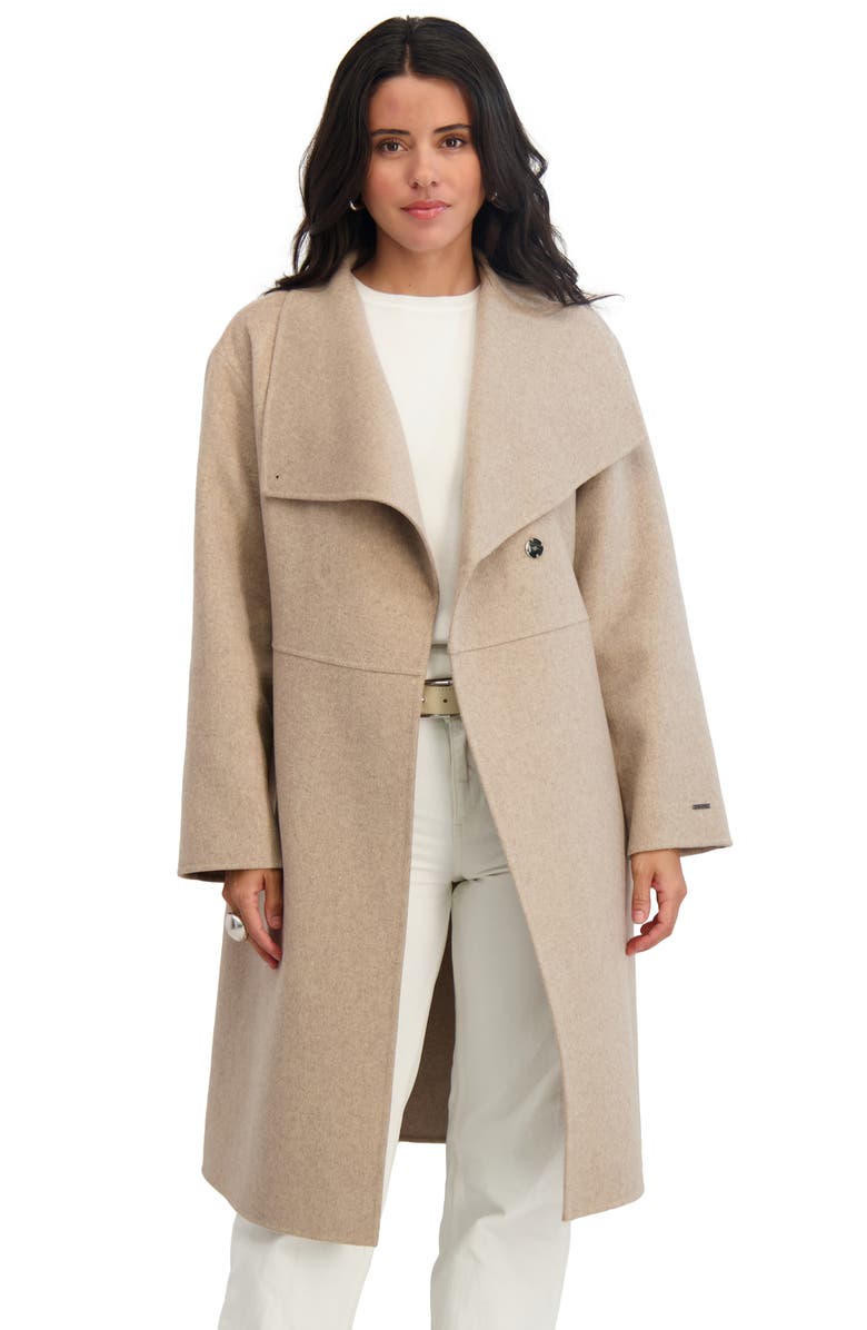 Tahari Coco Wool Blend Blazer, Alternate, color, Oatmeal