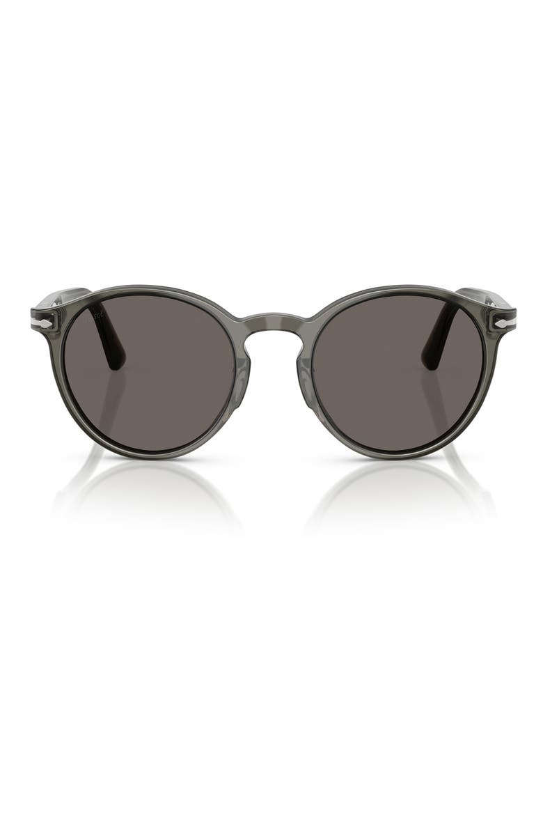 PO3171S 52mm Phantos Sunglasses, Main, color, TAUPE GREY / DARK GREY