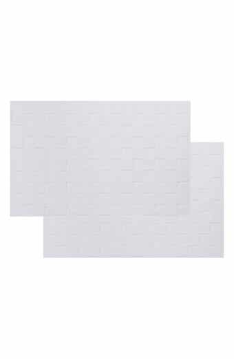 DePera Waffle Terry 2-Piece Turkish Bath Mat Set