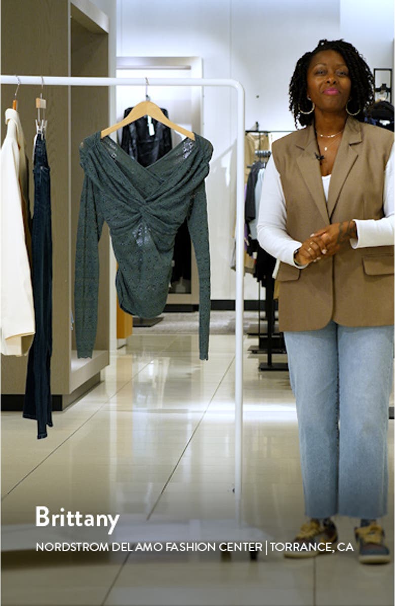 Hold Me Closer Lace Off the Shoulder Crop Top, sales video thumbnail