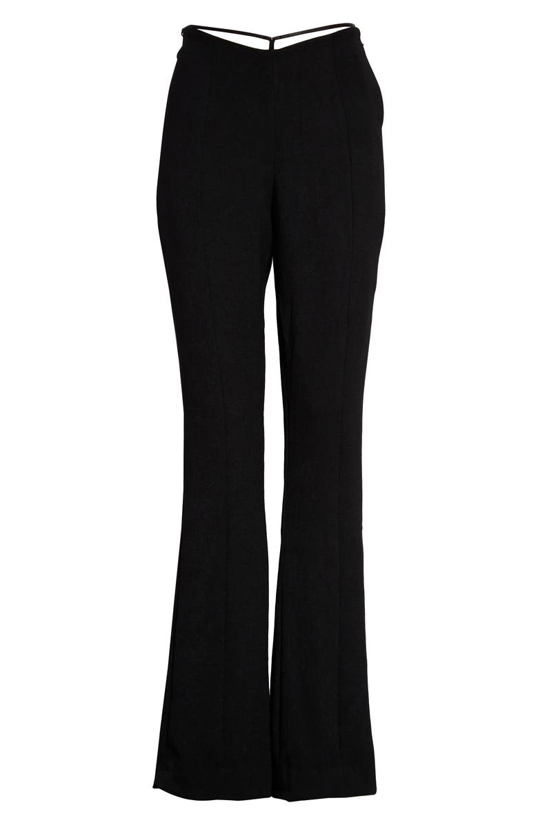 HOUSE OF CB Women's Layla V-Front Trousers, Alternate, color, Black