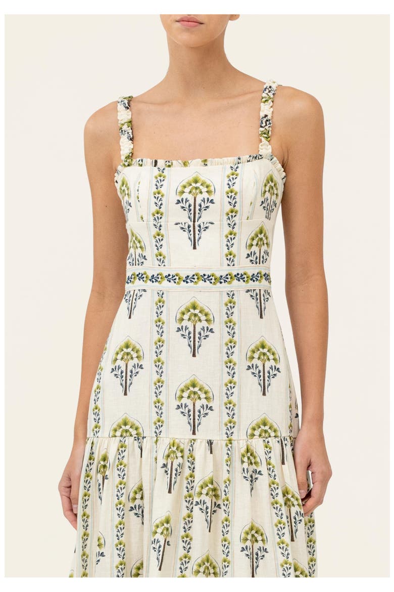 Níspero Moriche Midi Dress, Alternate, color, Multi