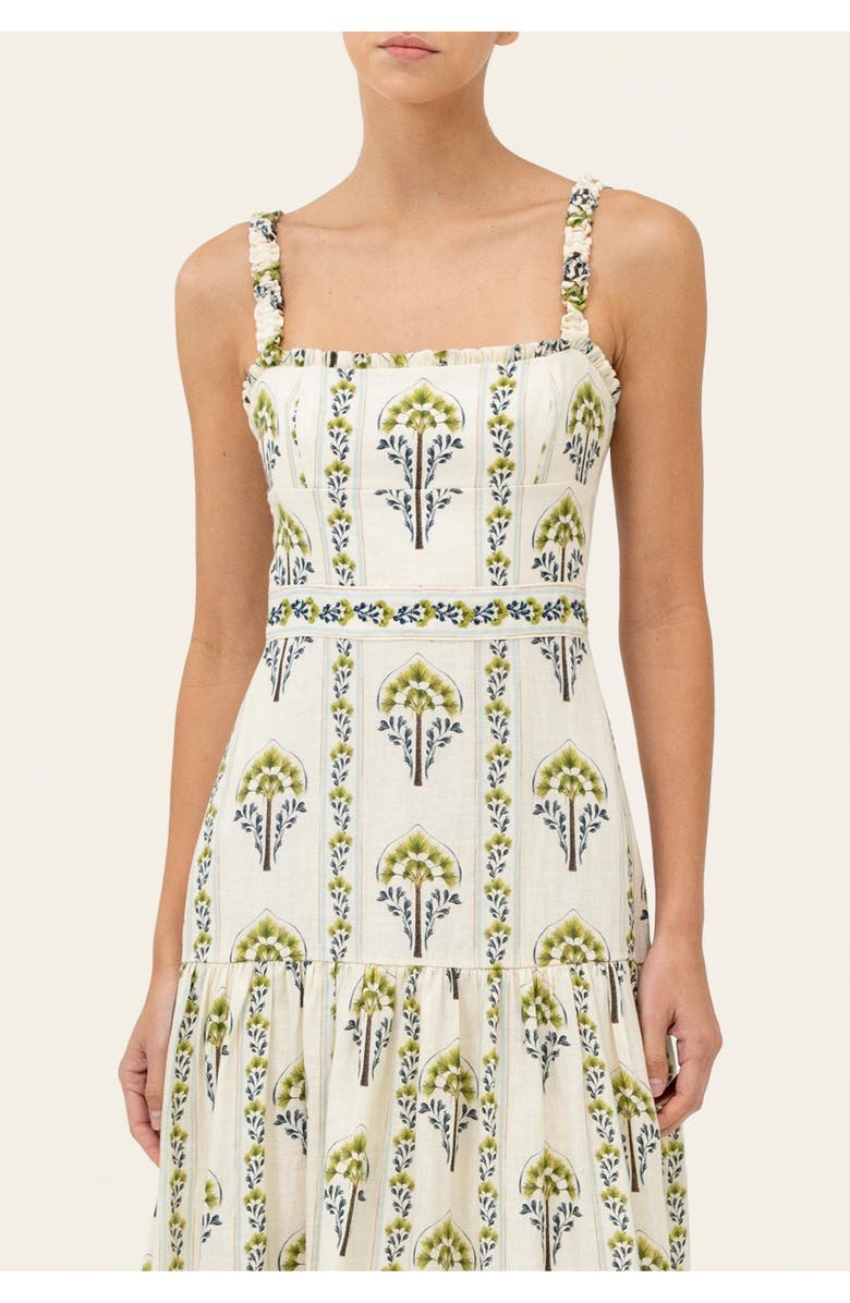 Agua by Agua Bendita Níspero Moriche Midi Dress, Alternate, color, Multi