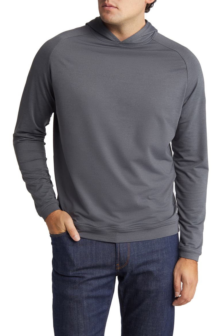 Pine Performance Hoodie, Main, color, GREY