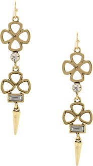 OLIVIA WELLES Kaia Cutout Drop Earrings