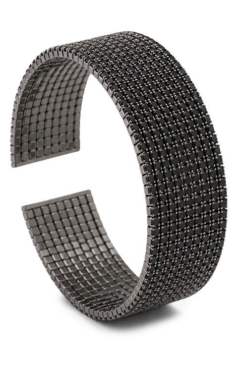 Crystal Mesh Cuff Bracelet