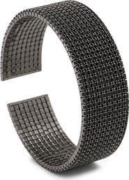 SAACHI Crystal Mesh Cuff Bracelet