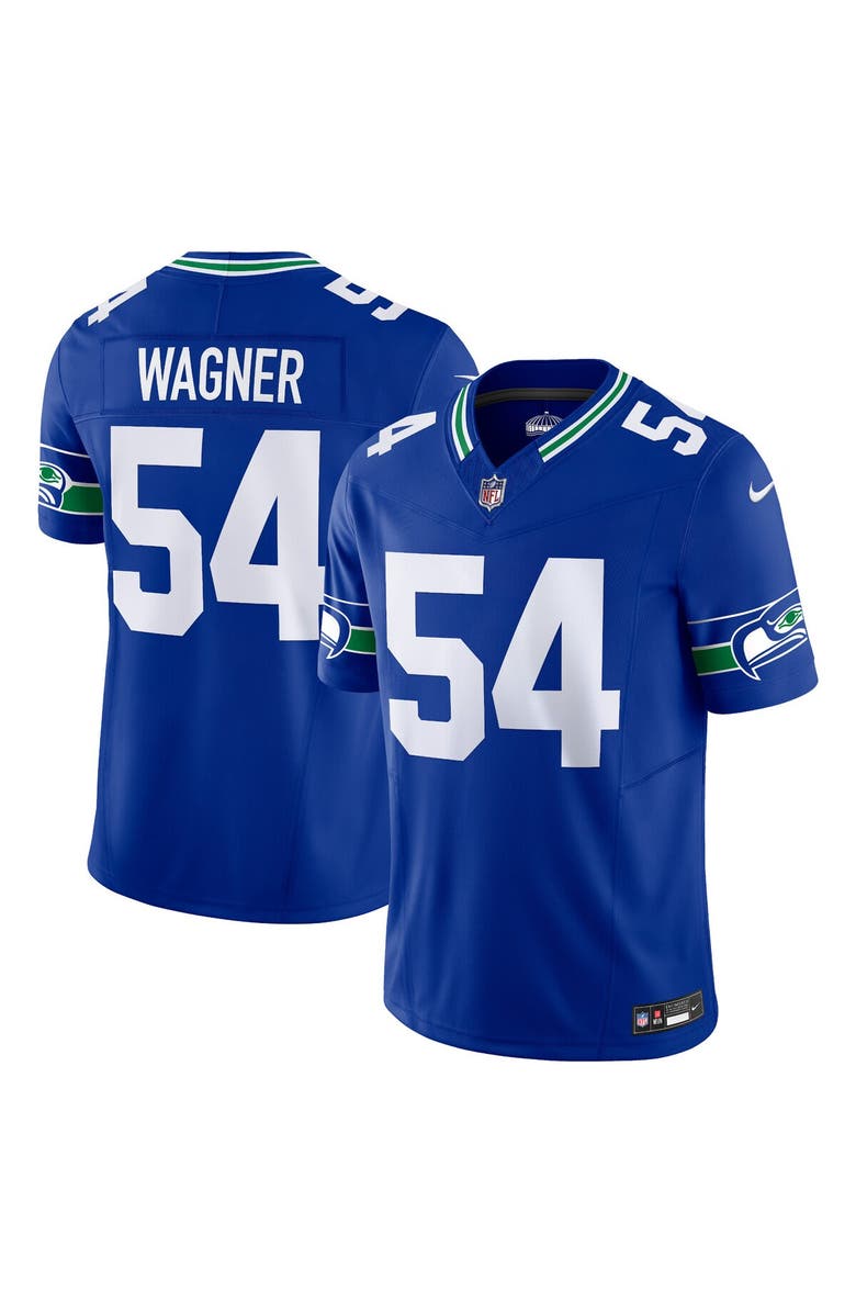 Nike Men's Nike Bobby Wagner Royal Seattle Seahawks Vapor F.U.S.E. Limited Jersey, Main, color, 