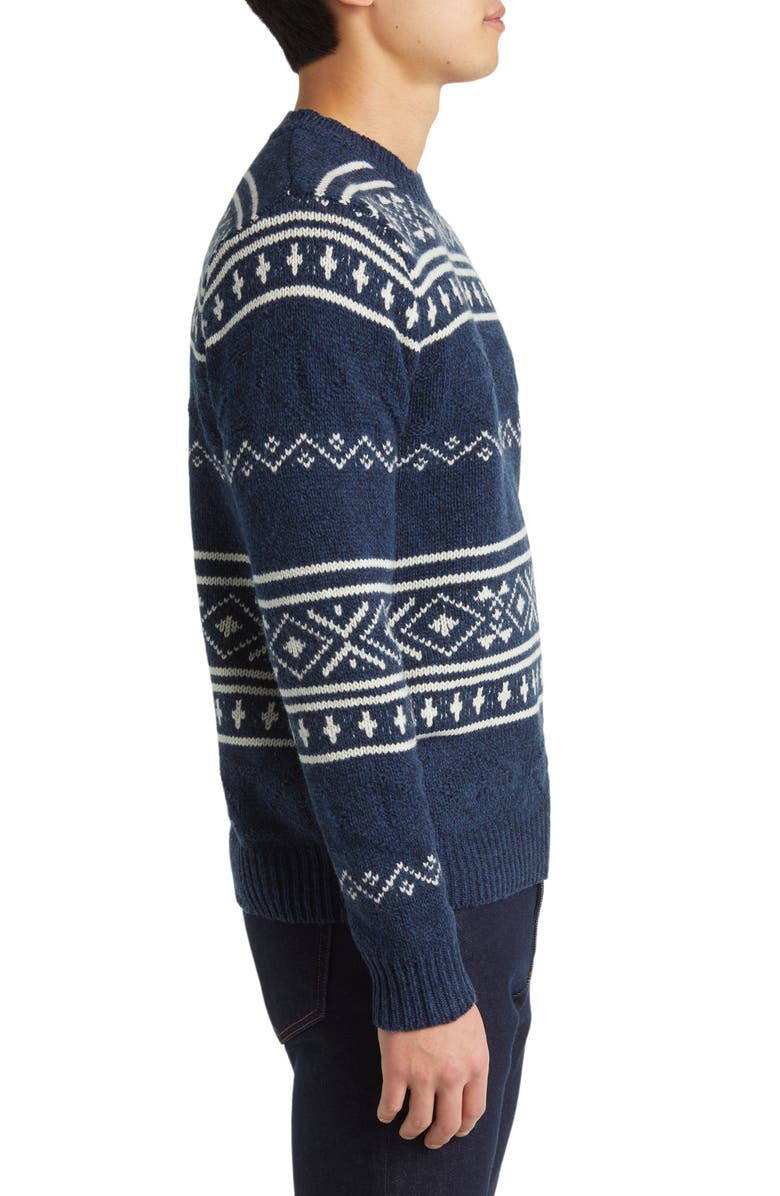Schott NYC Norwegian Motif Wool Blend Sweater, Alternate, color, 