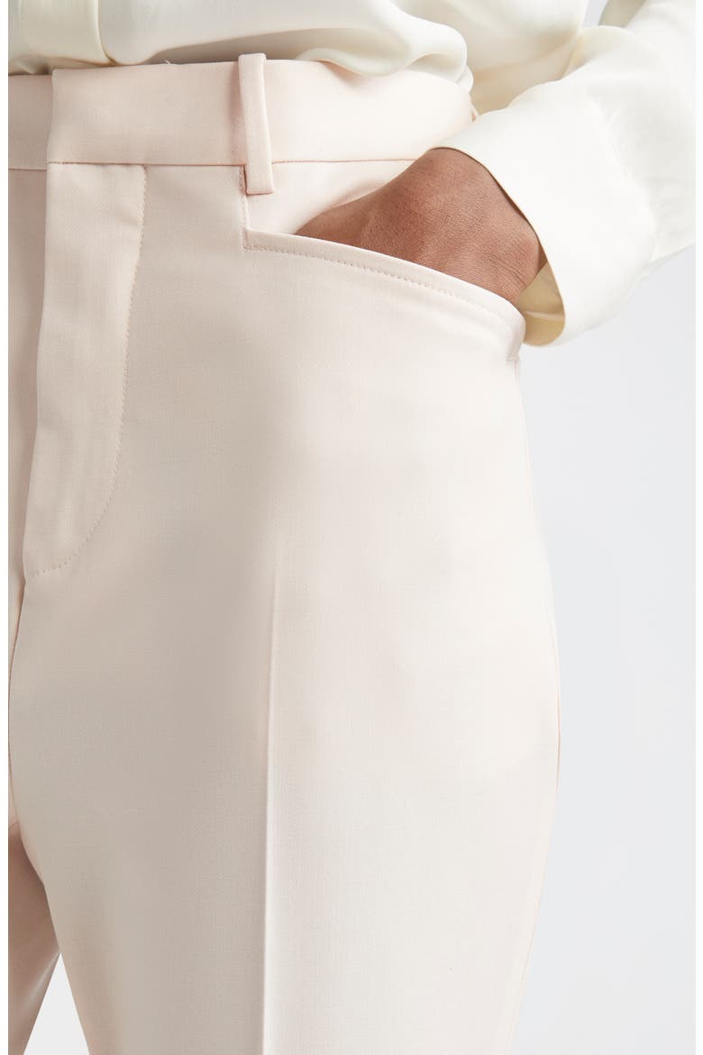 Wool Stretch Grain de Poudre Tailored Pants, Alternate, color, LIGHT BLUSH