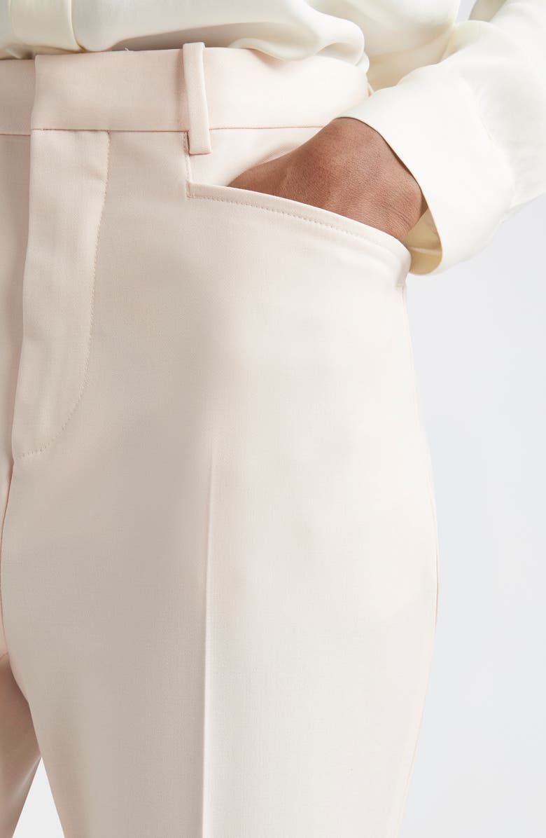 TOM FORD Wool Stretch Grain de Poudre Tailored Pants, Alternate, color, Light Blush