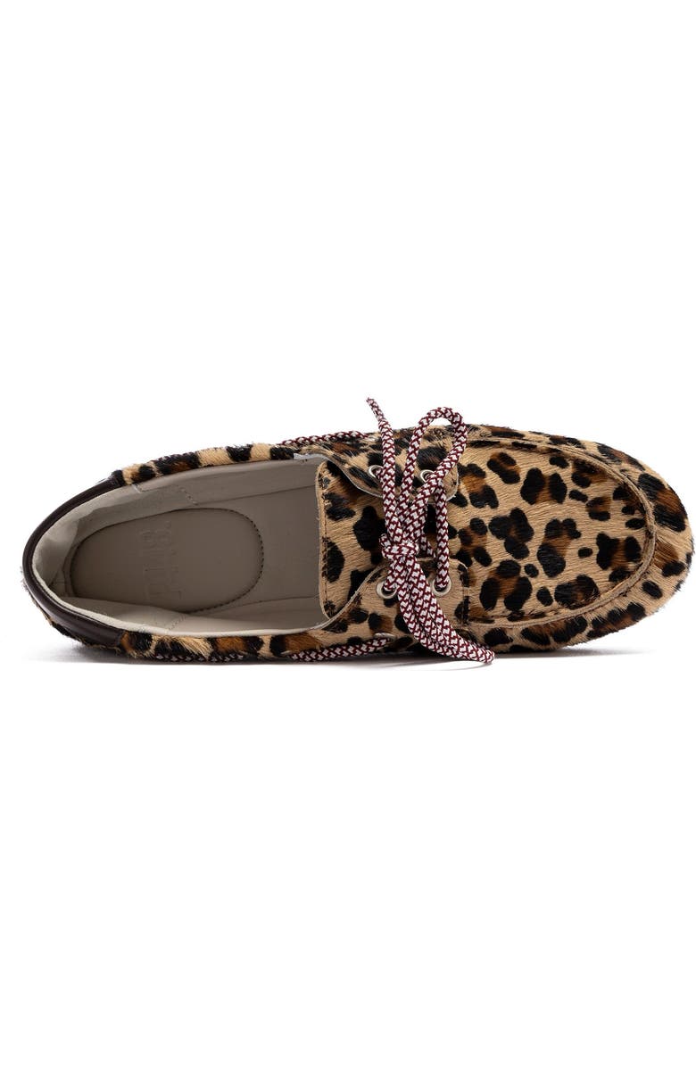 P448 Antibes Boat Shoe, Alternate, color, Leopard Wine