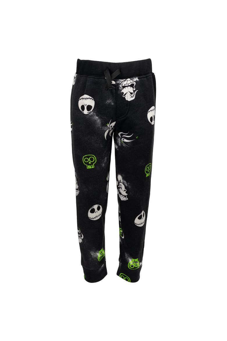 Nightmare Before Christmas Fleece Hoodie and Pants Set, Alternate, color, Black Jack Zero