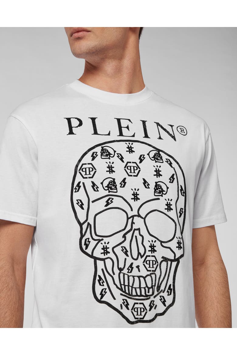 T-Shirt Round Neck Men, Alternate, color, white
