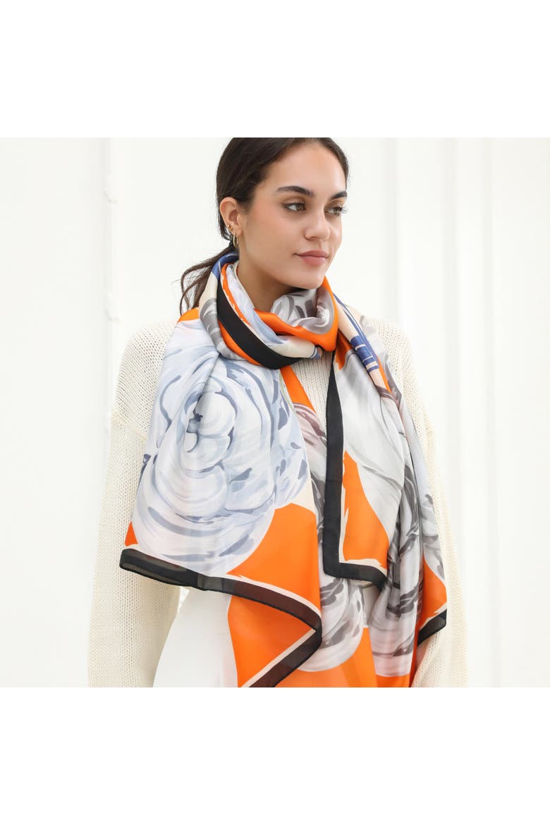 The Haven Lightweight Scarf, Main, color, Orange