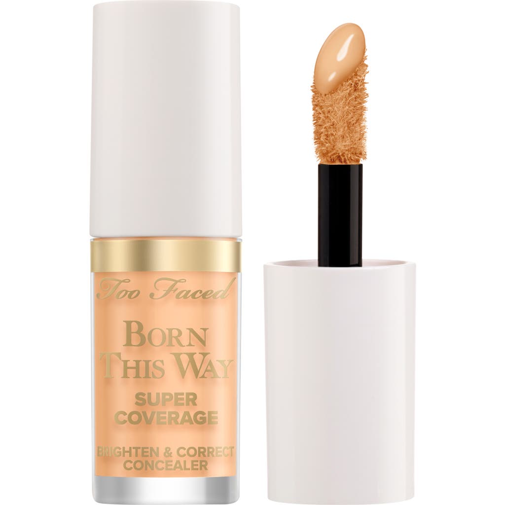 Too Faced Born This Way Super Coverage Brighten & Correct Concealer In Warm Peach