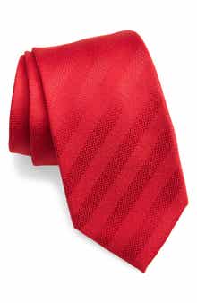 Herringbone Solid Stripe Tie