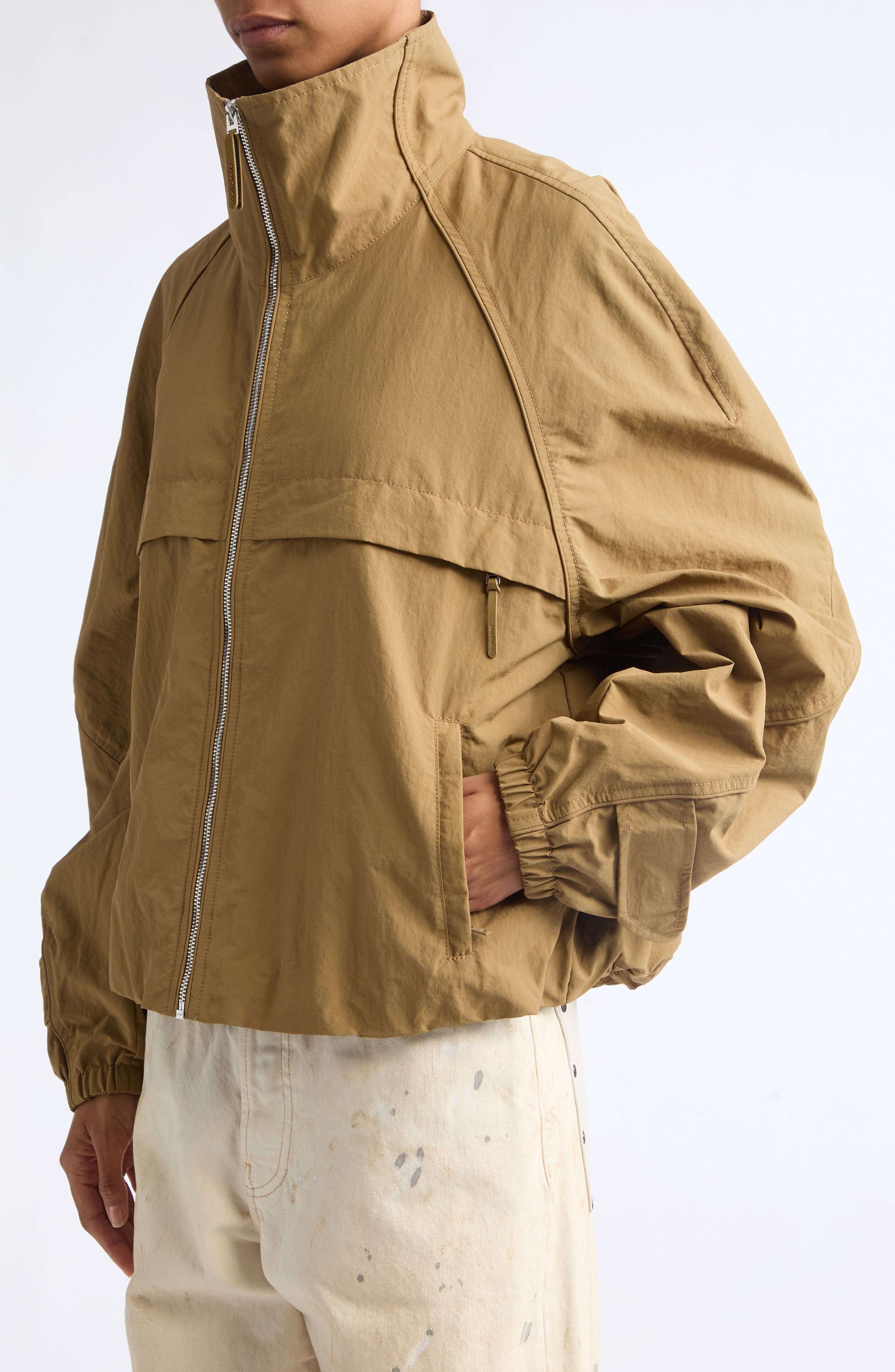Odill Water Repellent Peached Nylon Jacket (Women) | Nordstrom
