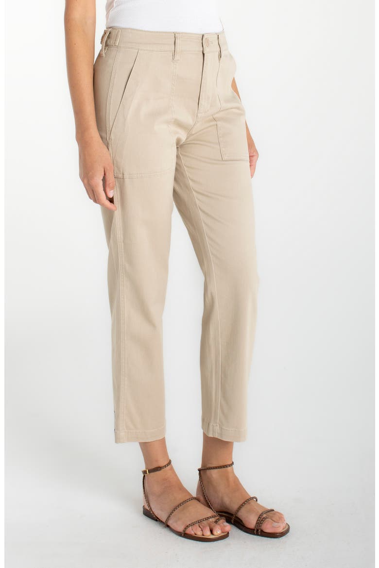 Crop Straight Leg Utility Pants, Alternate, color, SAFARI SAND
