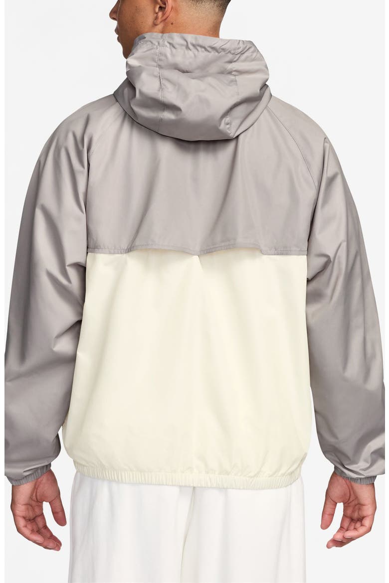 Windrunner Hooded Lined Jacket, Alternate, color, LIGHT IRON ORE/ SAIL