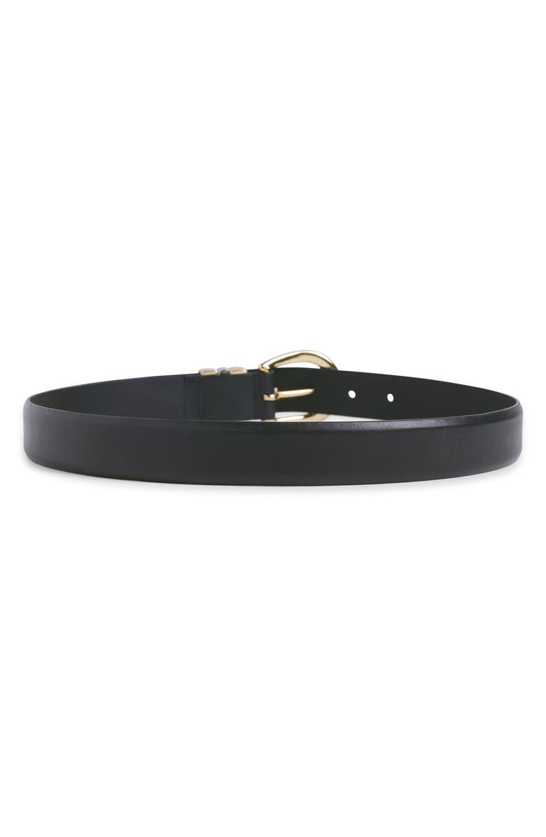 Favorite Daughter The William Split Decision Leather Belt, Alternate, color, Black