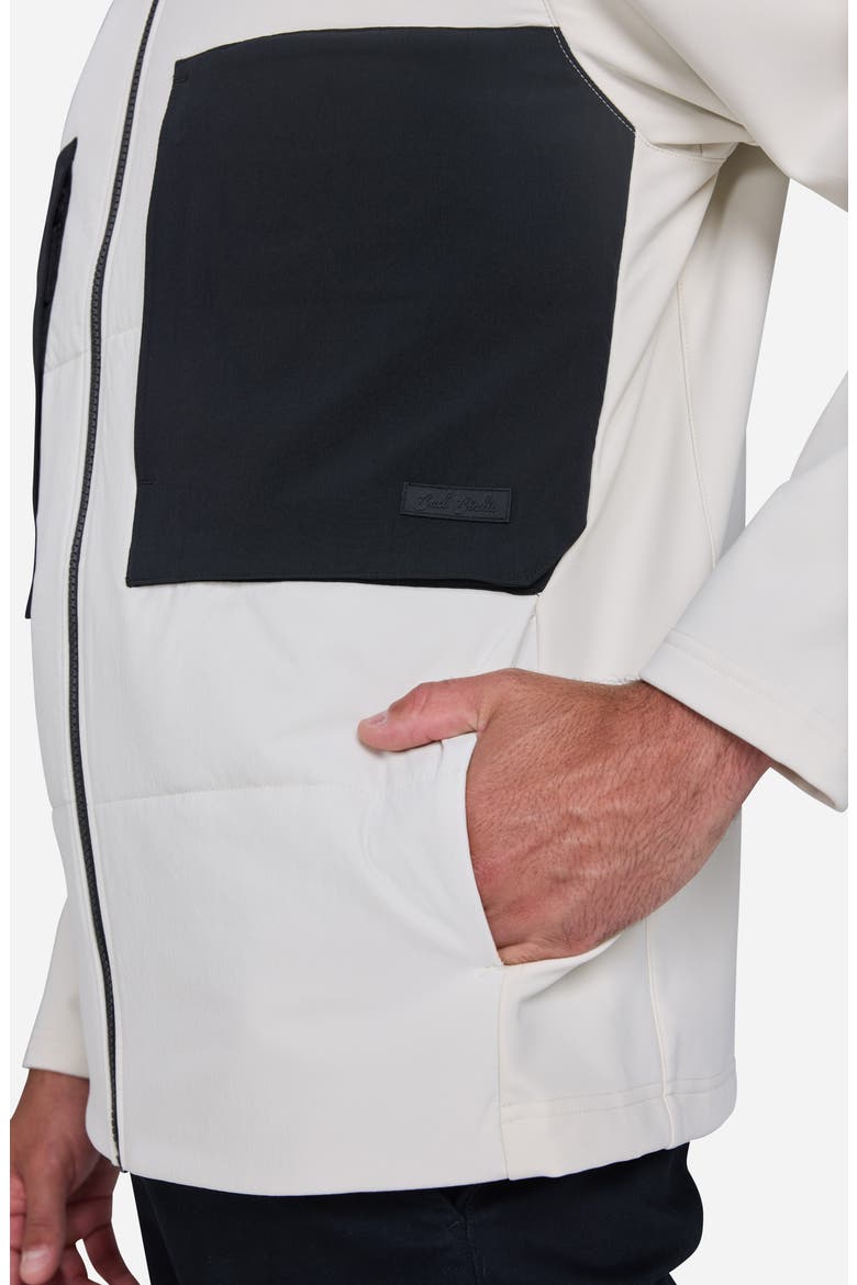 Bad Elements Montage Golf Jacket, Alternate, color, WHITE ONYX