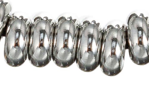 Eye Candy Los Angeles Hugo Rondelle Slider Bracelet In Silver