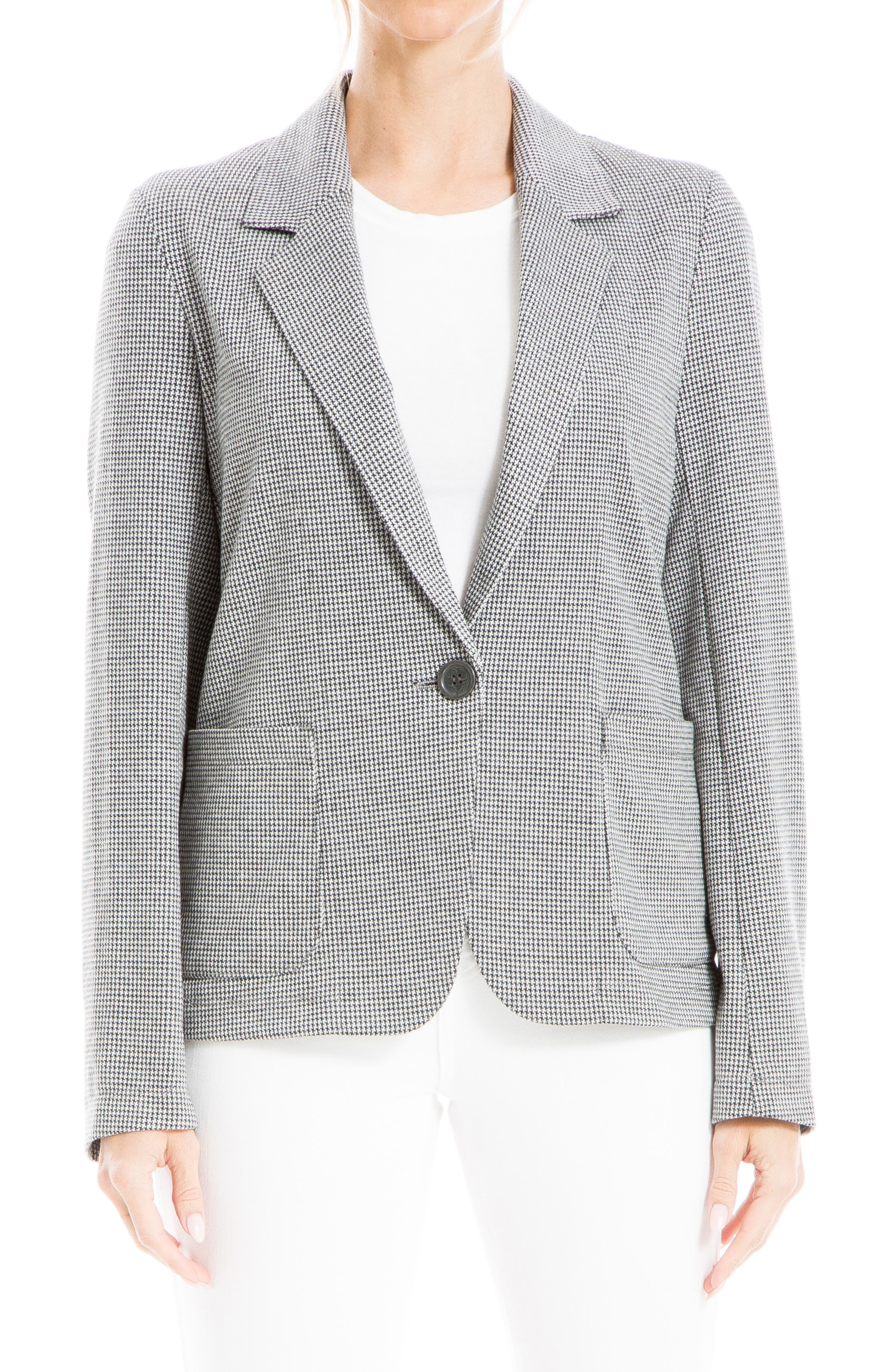 MAX STUDIO Double Knit Single Button Jacket (Women) | Nordstromrack