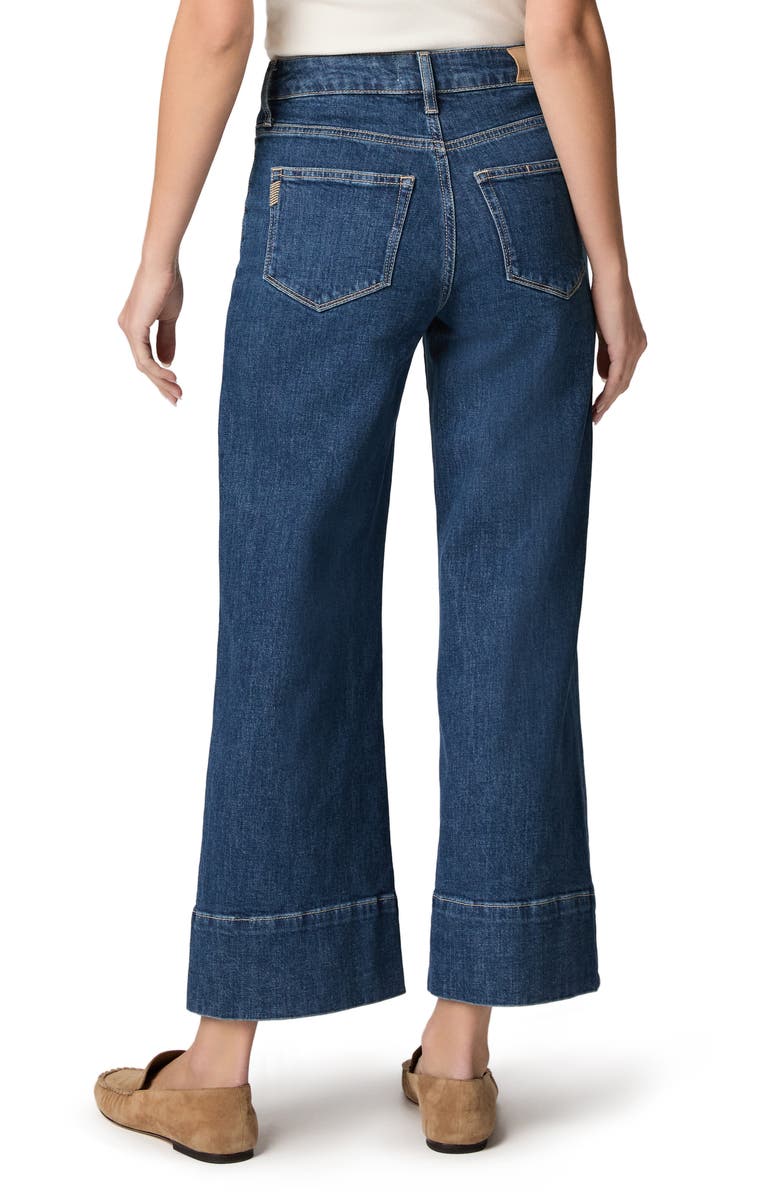 PAIGE Anessa Front Pocket Ankle Wide Leg Jeans, Alternate, color, Navigator