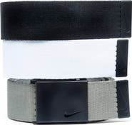 Nike Golf Assorted 3-Pack Webbed Belts