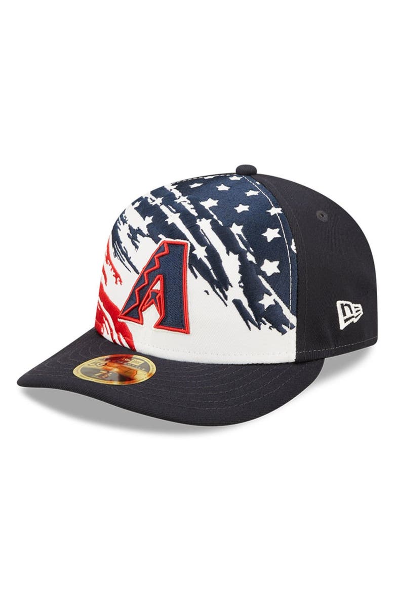 Men's New Era Navy Arizona Diamondbacks 2022 4th of July Low Profile 59FIFTY Fitted Hat, Alternate, color, Navy