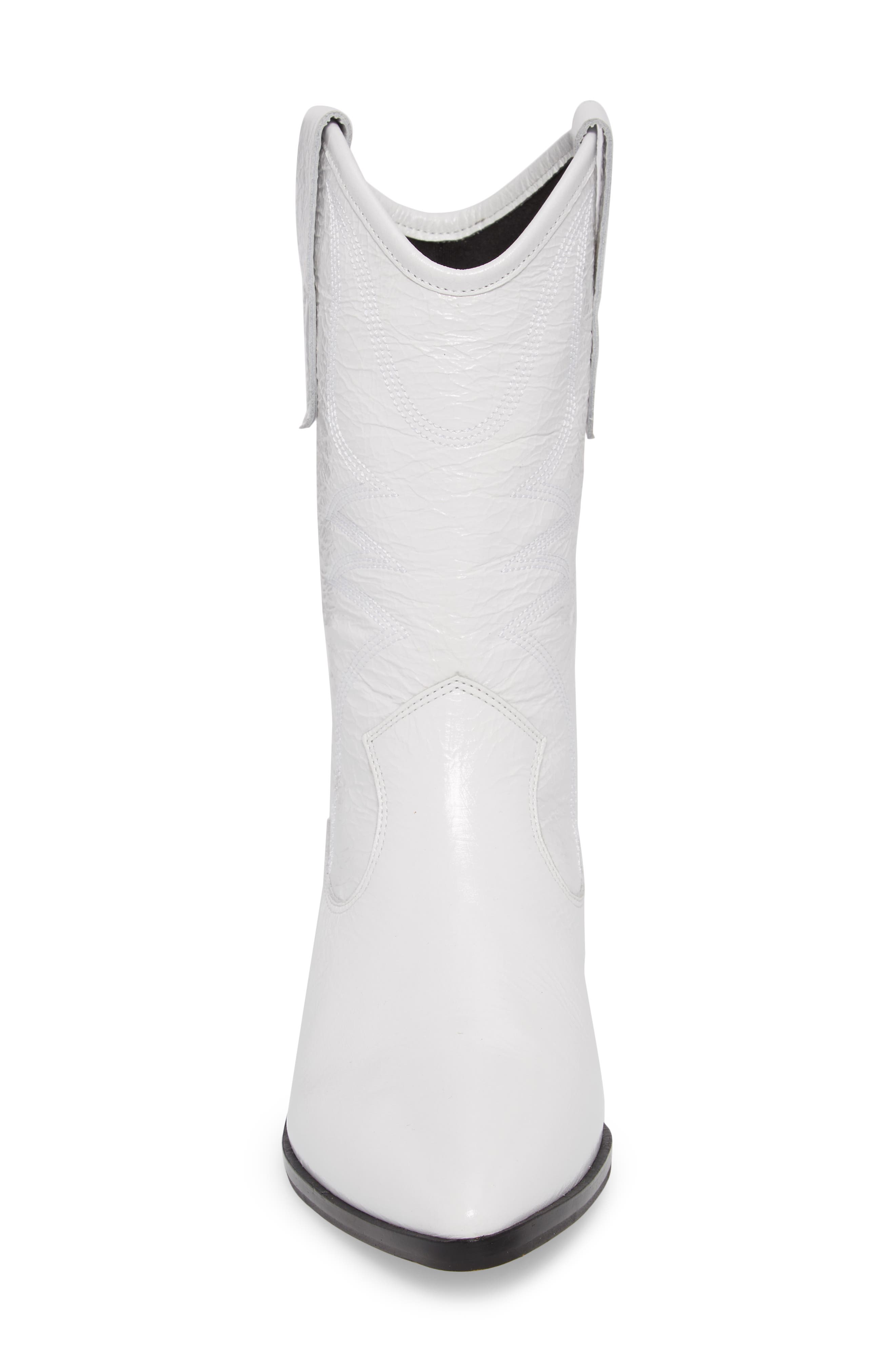 Kaiegan Bootie, Alternate, color, WHITE LEATHER