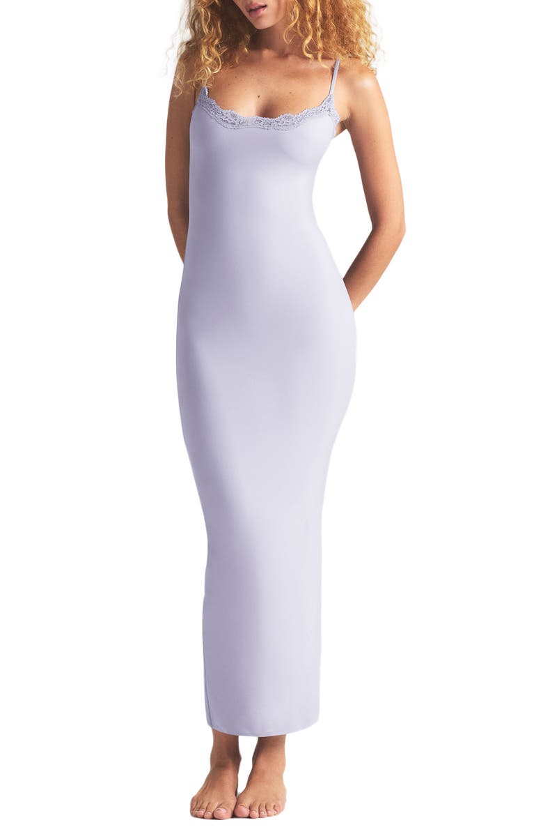 SKIMS Fits Everybody Lace Long Slip Dress, Main, color, Jupiter