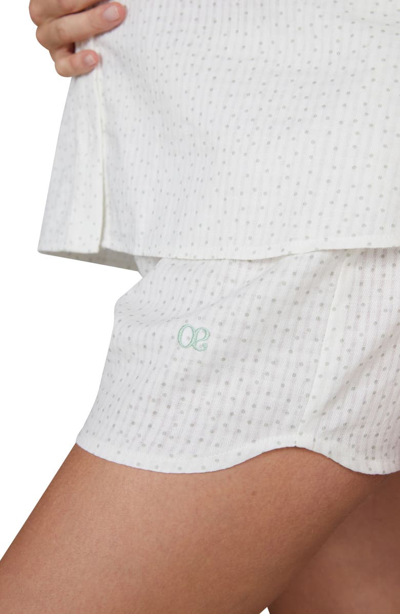 Cache Coeur Paulette Maternity/Nursing Organic Cotton Short Pajamas, Alternate, color, 
