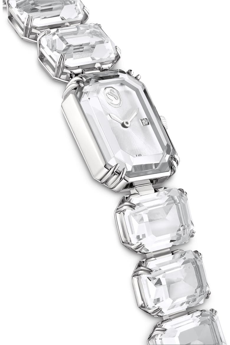 Millenia Bracelet Watch, 23mm x 17mm case, Alternate, color, WHITE