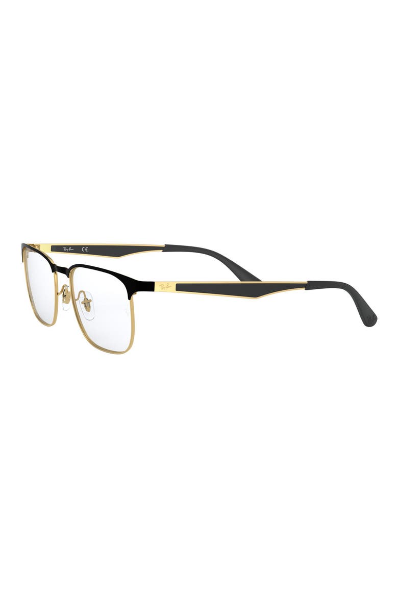 54mm Optical Glasses, Alternate, color, GOLD/ BLACK