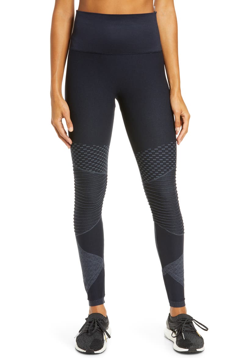 SPANX Look at Me Now Seamless Moto Leggings, Main, color, INDIGO SKY