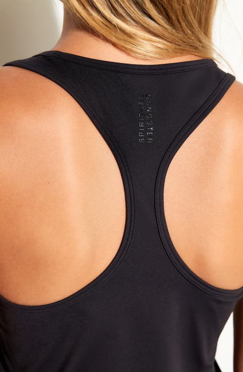 Spiritual Gangster Joni Racerback Tank In Black