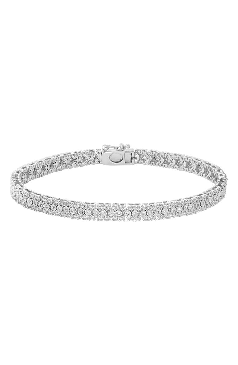 EFFY Sterling Silver Diamond Tennis Bracelet - 0.21 ctw., Main, color, Silver